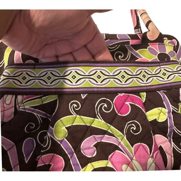 Vera Bradley Floral Bag With Clasp - Picture 11 of 16